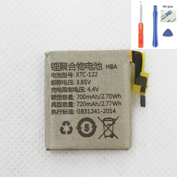 ISUNOO 3.85 V 700mAh Baterija XTC-122 Smart Watch Baterija Su Remonto Įrankiai