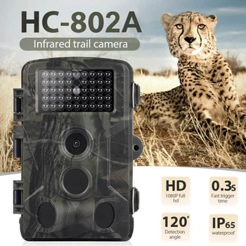 24MP 1080P Vaizdo Laukinės gamtos Takas Kamera, Foto Gaudyklė, Centrinis Medžioklės Kameros HC802A Gyvūnijos Belaidės Stebėjimo Stebėjimo Kameros