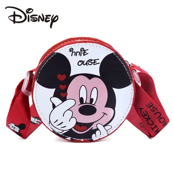 Disney 2022 New Mickey Mados Mergaitė Monetos Rankinėje Animacinių filmų Mielas Prabangos Prekės Krepšys PU Užtrauktukas Pečių Maišą Vaikų Krepšys
