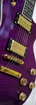 nemokamas pristatymas Kinija Custom Gitara Aukštos Kokybės Muzikos Instrumentas, Juodmedžio fingerboard raudonos elektrinės gitaros sandėlyje 02