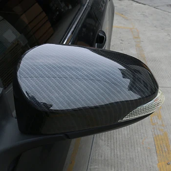 Toyota Avalon 2013 m. 2014 m. 2015 m. 2016 ABS Anglies pluošto Automobilio galinio vaizdo veidrodis dangtis Apdaila Lipdukas automobilių optikos reikmenys 2vnt