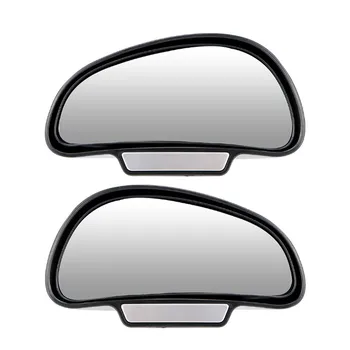 Automobilių Veidrodėliai 360 Laipsnių Reguliuojamas Plataus kampo Pusės Galinis Veidrodėliai Blind Spot Snap Būdas, automobilių Stovėjimo aikštelė Papildomas Galinio vaizdo Veidrodis