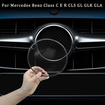 Mercedes Benz C Klasė E R E GL GLK GLA CLA X177 X156 W205 W212 W213 GLK200 260 Priekinės Grotelės Emblema Apsauginis Dangtelis