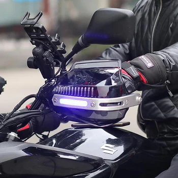 Motociklo Rankų apsaugos LED prekinis, galinis Stiklo Motokroso Reikmenys YAMAHA vmax 1200 dragstar 1100 mt 10 r1 2015 r15 v3 mt07