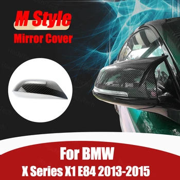 Aukštos Kokybės Blizgus Juodas Pakeitimo M4 Stiliaus BMW X Serijos X1 E84 2013 M. 2014 m. 2015 m galinio vaizdo Veidrodį Dangtis