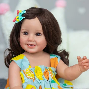 Naujas Gimęs Kūdikis Elementus 55cm Visi-plastikiniai Kūdikių Modeliavimas Kūdikių Rapunzel Lėlės Kūrybos Žaislas Žaisti Namuose Mergaitė Dovana