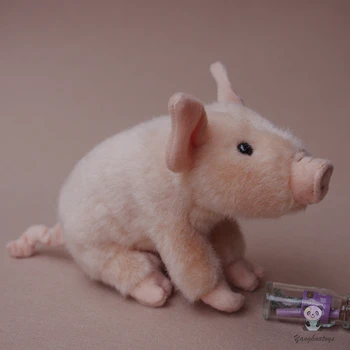 Įdaryti Gyvūnų Žaislas Modeliavimas Rožinė Panama Kiaulių Lėlės Vaikams, Žaislai, Kalėdų Dovanos, 20cm