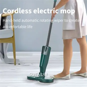 Belaidžio elektros mop kišeniniai mažas, automatinis valymas purškimo mopping mašina buitiniai šlavimo mašina