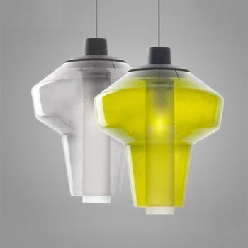 IWHD Stiklo Hanglamp LED priedai veltiniams, vilna lempa Kūrybos Miegamasis Gyvenimo Lamparas Baras Šiuolaikinės Pandant Lemputės, Namų Apšvietimas Šviestuvų