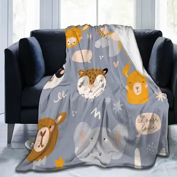 Super minkštos sofos antklodė pledas koliažas sublimacijos animacinių filmų animacija patalynės pledas flanelė, antklodė, miegamojo dekoratyviniais antklodė 14