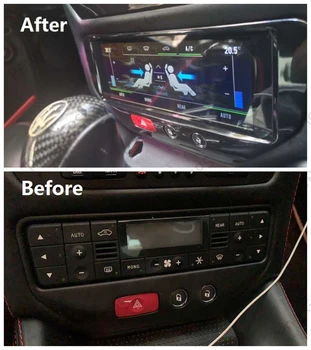 Automobilių Oro Kondicionieriai Ekranas AC Skydelis Maserati GT/GTS/GF/MC Android 9.0 LCD AC Multimedijos Ekranas