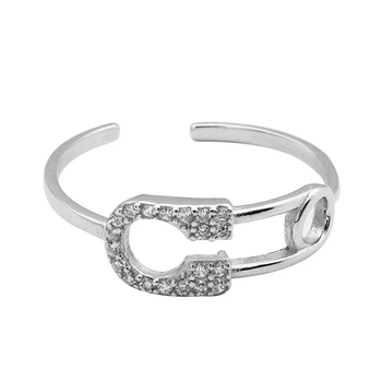 S925 sterlingas sidabro asmenybės sąvaržėlės žiedas temperamentas paprastų moterų papuošalai