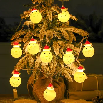 Kalėdų LED Šviesos Eilutę Pakabukas Kalėdų Senį Apšvietimo Kalėdų Eglutė Pakabukas Kalėdų Dekoracijas Namų #8
