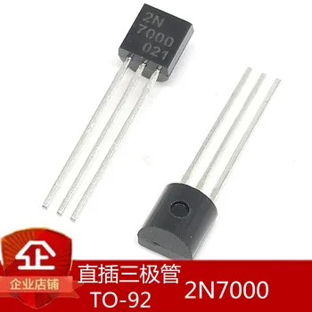 100VNT/DAUG 2N7000 Mažas Signalo MOSFET 0.3 60 V, N-Kanalo-92 Nauja