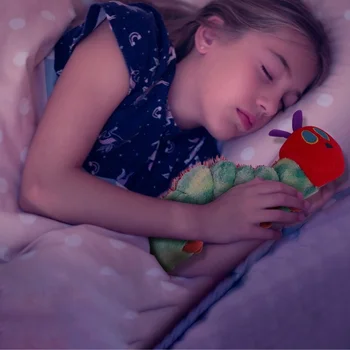 Pliušiniai Žaislai Spalvinga Knygelė Su Paveikslėliais Minkštos Kailio Mažas Caterpillar Lėlės Lydėti Kūdikį Miegoti Žaislai Nuraminti Kūdikį Miegoti Patogiai