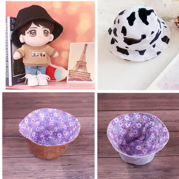20cm Kawaii Anime Pliušinis Lėlės, Žaislai, Beisbolo kepuraitę, Juoda Pilka Mezgimo Hat 