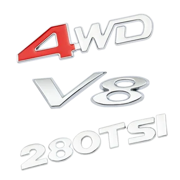 3D 4X4 OFF ROAD 4WD Automobilių Lipdukai Logotipas Ženklelis Decal BMW Audi 