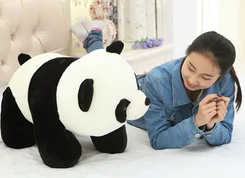 didžiulis 70cm panda linkę panda pliušinis žaislas hugging pagalvę , Gimtadienio dovana t1335