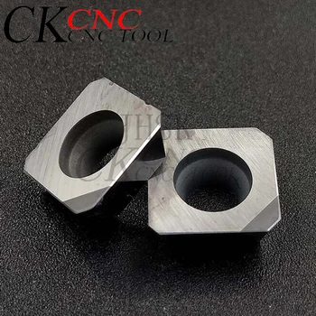2VNT SEHT1204 CBN SEHT1204 politikos suderinamumo vystymosi labui CNC Diamond Įterpti CNC mechaninio Apdirbimo Spalvotųjų Metalų Pjovimo Staklės, Aliuminio ir Vario Processin