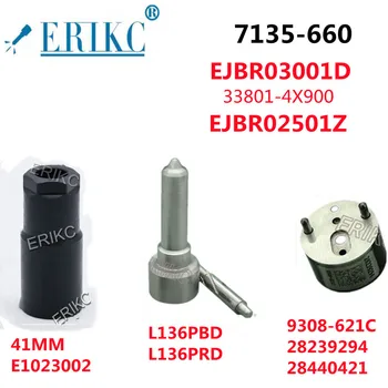 ERIKC 7135-660 Remonto Rinkinys ( L136PBD + 9308-621C + E1023002）UŽ KIA Bongas 2.9 L CRDi Pick-up (144bhp) EJBR03001D EJBR02501Z