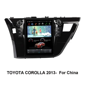 Android 9.0 Tesla Stiliaus Vertikalus Ekranas, Automobilių GPS navigacijos TOYOTA COROLLA 2013 - Radijas Stereo Multimedia Player