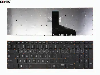 Naujas JAV Nešiojamojo kompiuterio Klaviatūrą Skirtą TOSHIBA P50 JUODA Be RĖMO,Be folijos,Už Win8 PN:9Z.NALSU.001 TZ0SU