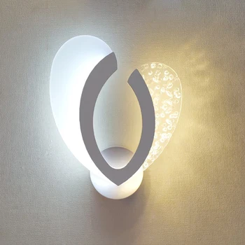 Sienos lempa, Modernus Minimalistinio Akrilo LED Kambarį Laiptai Eilėje Miegamojo, Naktiniai staleliai, Lempa Kūrybos Burbulas Patalpų Sienos Šviesos