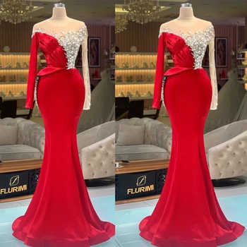 SuperKimJo Raudoną Vakarinių Suknelių Ilgai, Vestidos De Fiesta 