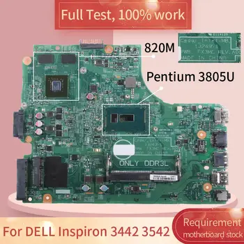 Skirtas DELL Inspiron 3442 3542 13269-1 064HF9 SR210 Pentium 3805U N15V-GM-S-A2 Nešiojamojo kompiuterio motininės Plokštės visą bandymo 100% darbas