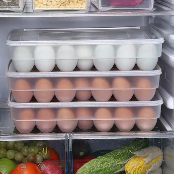 34 Tinklų Plastikinių Kiaušinių Laikymo talpos Dėžutė Šaldytuvas Organizatorius Stalčių Kiaušinį Šviežių išlaikyti Atveju Laikiklis Dėklas Virtuvės Reikmenys