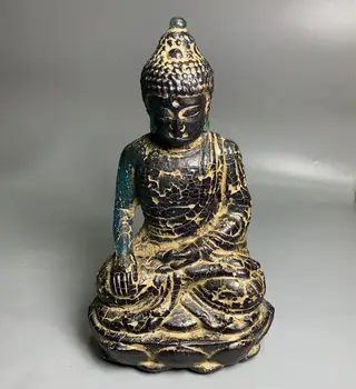 Kinija imitacija gintaro Sakyamuni Budos amatų statula